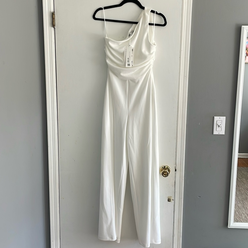 NWT: White Zara Jumpsuit